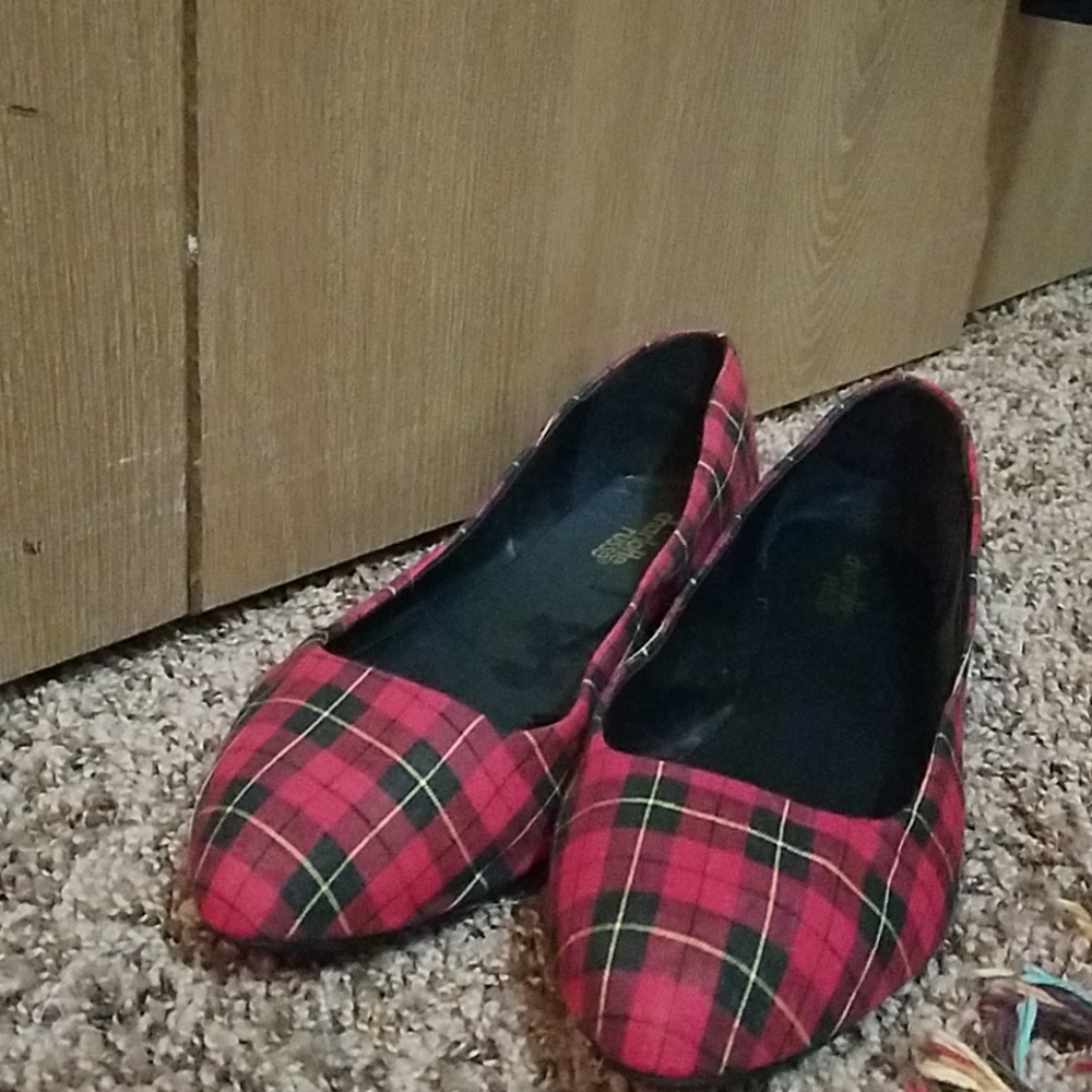 ⚡Sale⚡Plaid pointed flats